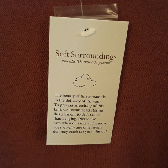 NEW Soft Surroundings Rose Long Sleeve Bolero - Picture 4 of 5